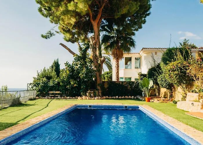 Villa ~villa El Riu Del Cel~increíbles Vistas Al Mar Lloret de Mar